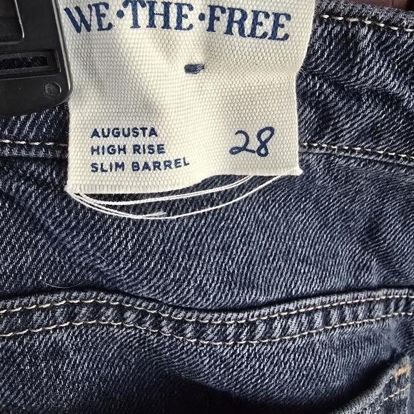 Free People•We The Free Augusta High Rise Slim Barrel Jean - Picture 5 of 11